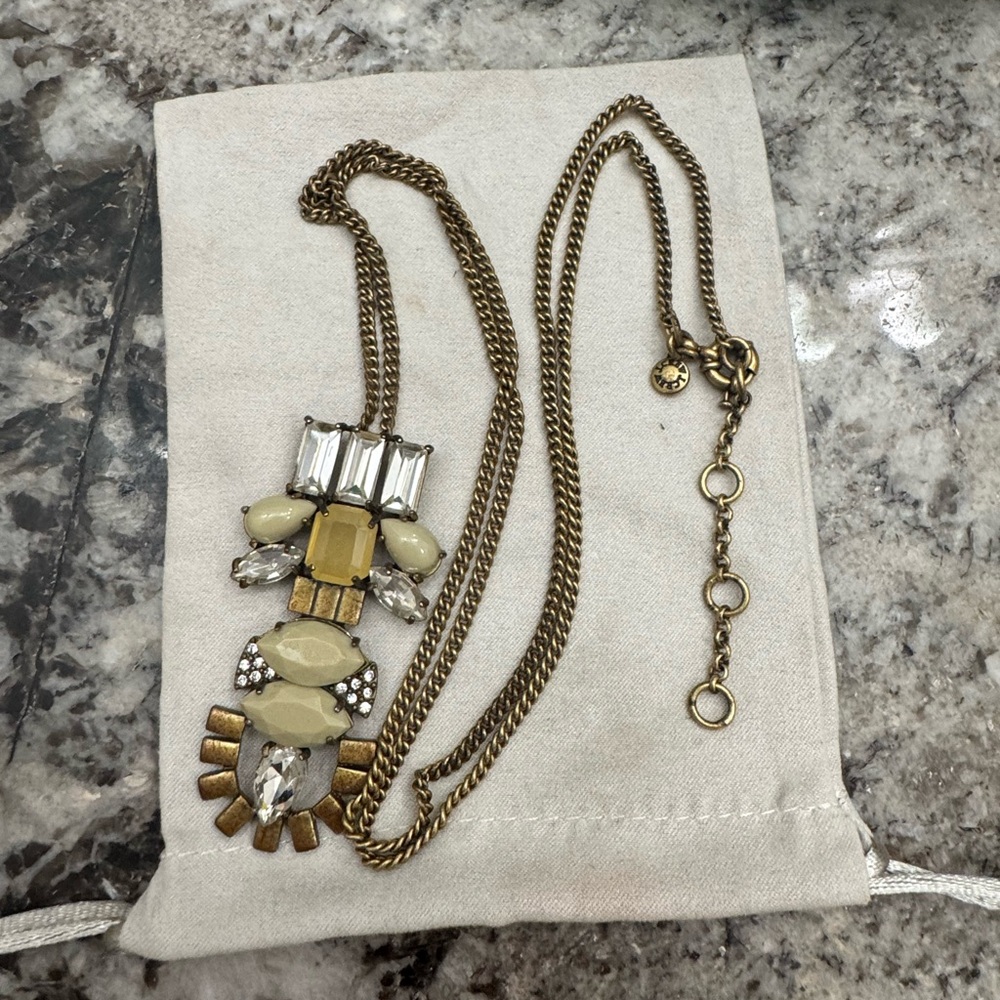 J crew Gold Necklace